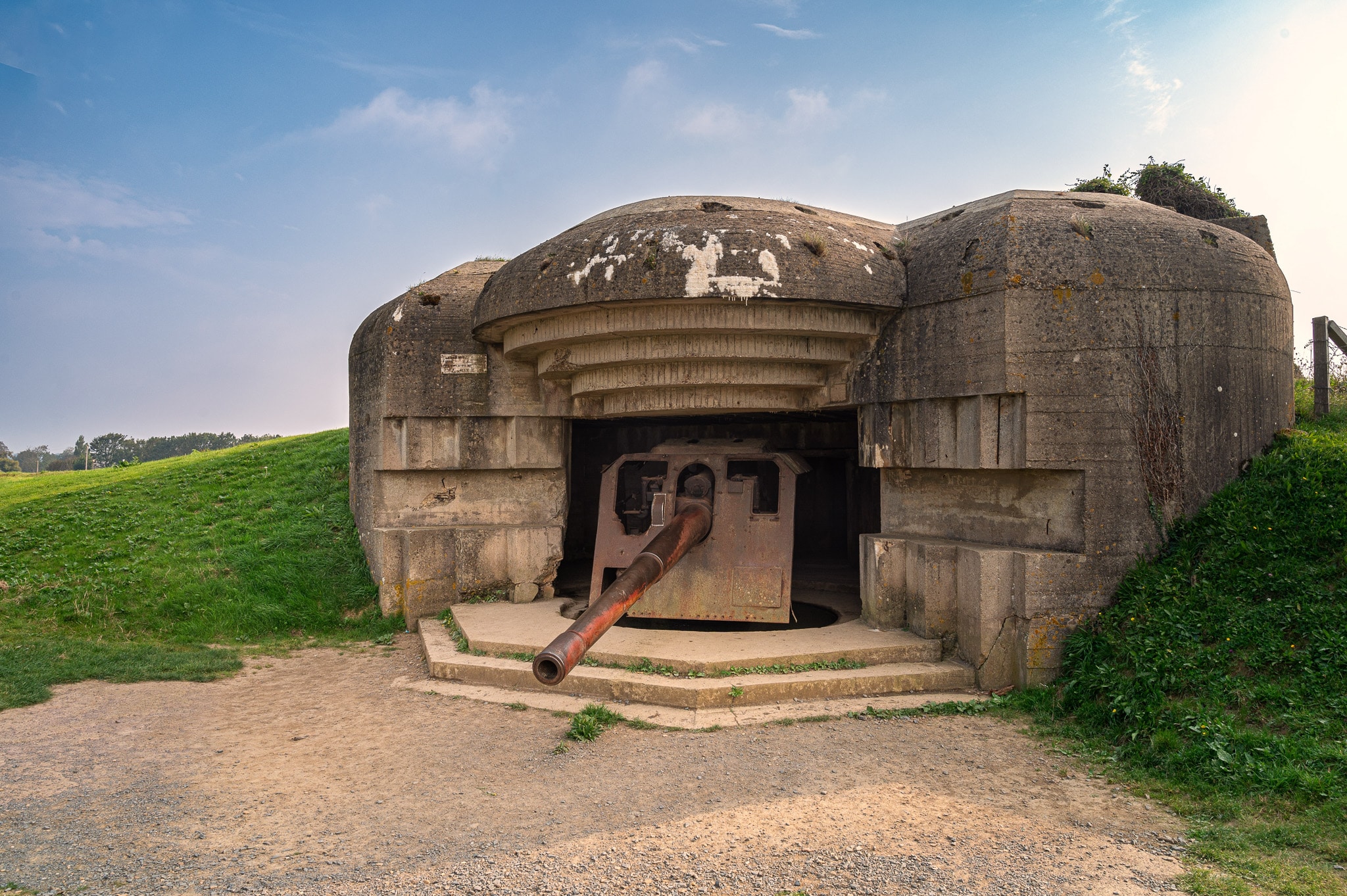 Longues,Sur,Mer,World,War,Ii,German,Battery,In,Normandy,